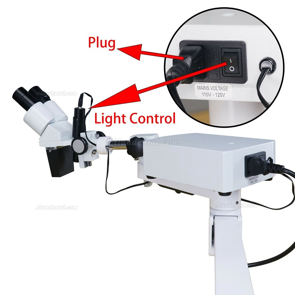 Dental Surgical Operating Microscope 10X/15X/20X with LED Light (For Dental Chair)